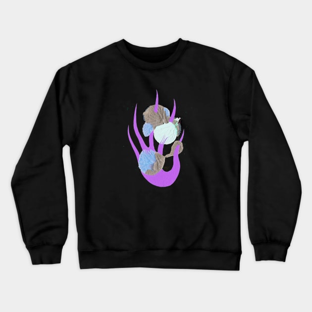 A Hand in the Midst of Creation 1 Crewneck Sweatshirt by MikeCottoArt